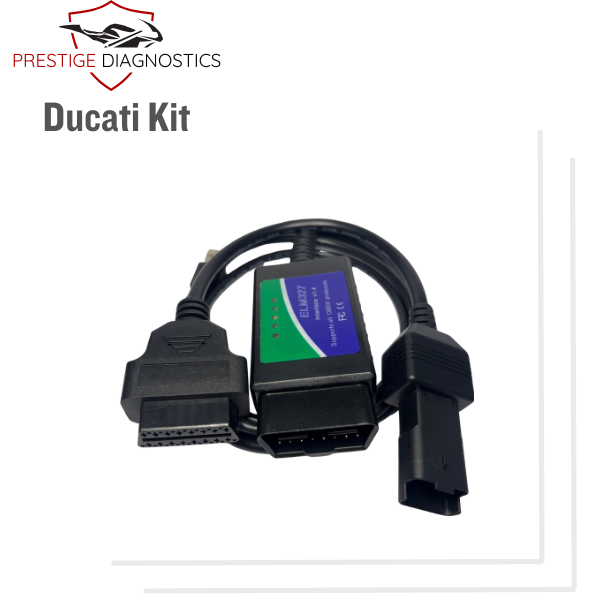Ducati Data Analyzer CD-ROM & ハンドブック Ducati Motorcycle Diagnostic Hardware Kit